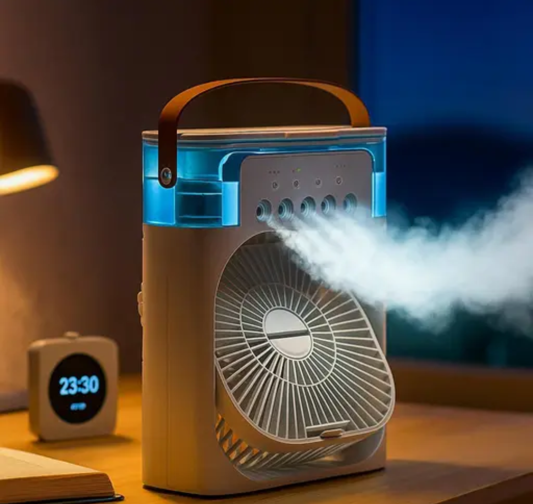 Mini Cooler Fan Mini AC Portable Mini Ac Mist Fan for home room-quiet USB ...